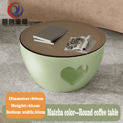 購入 環境に優しい ロート型家具 移動が簡単 丸いコーヒーテーブル online manufacture