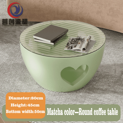 購入 防水 紫外線 耐える 丸い ロート 型 ポリエチレン コーヒー テーブル online manufacture