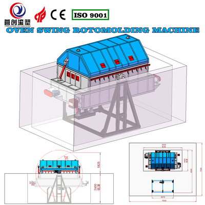 購入 220V/380V 自動回転型水タンク製造機 online manufacture