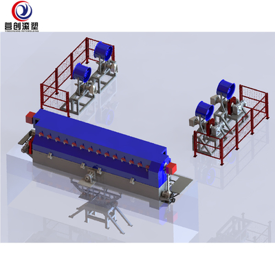 Leptosomaticプロダクトのために適したポリエチレンのカヤックのRotomolding機械