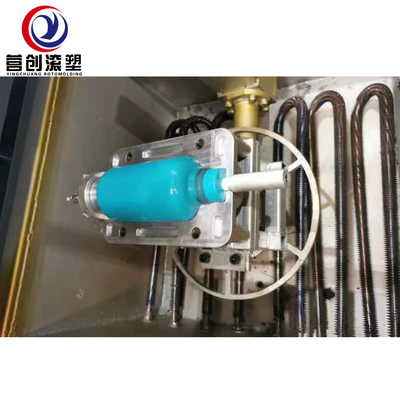 実験または小さい空のプラスチックのためのシャトルのRotomolding電気熱する機械