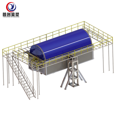 ISO9001 23KW 10000Lタンク プラスチック回転式成形機