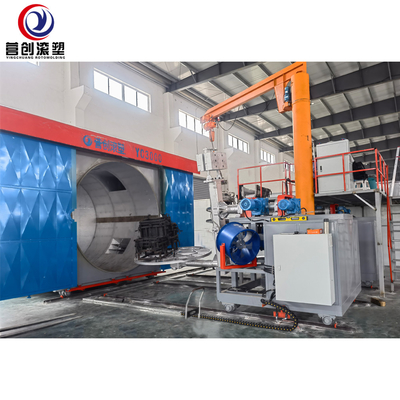 中国製のPP/PE/HDPE/LLDPE材料のための10000Lタンク回転型鋳造機