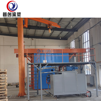 62KW パワー プラスチック包装材料のための回転型鋳造機