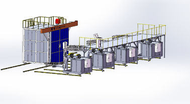 製造工場 14000L タンク容量のための二軸回転成形機械